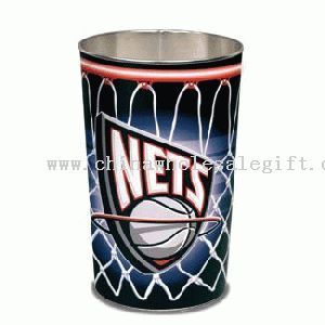 New Jersey Nets Wastebasket-tapered