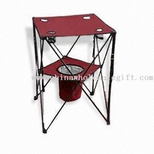 Foldable Table with Cooler Basket images