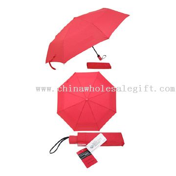 3-osainen Auto ja sateenvarjo