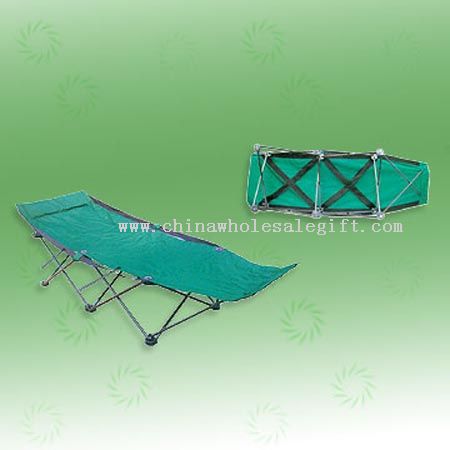 Foldable camping bed