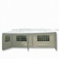 White Garden Gazebo with Replaceable Sidewalls and Four Windows small picture