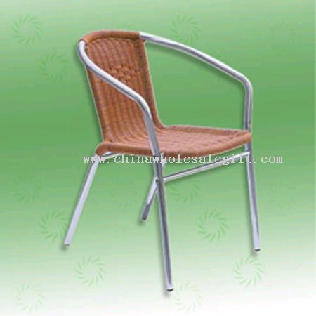 Aluminium chair with PE vine
