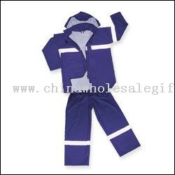 HIGH VISIBILITY EN471 PU WATERPROOF SAFETY SUIT.