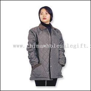 Nylon parka without hood