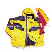 NYLON TASLON/pu combined color breathable coating moutain anorak. images