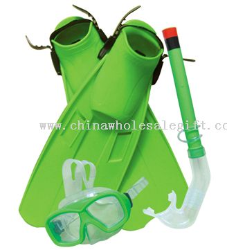 Adultos Buceo Sets (máscara, snorkel, aletas)