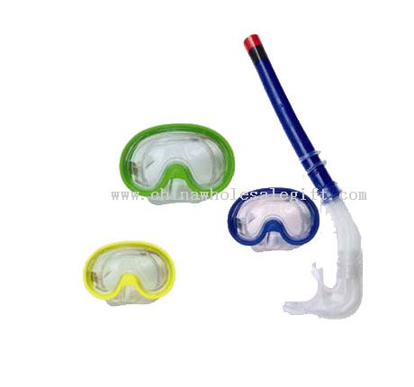 Garoto conjuntos de mergulho (máscara e Snorkel)