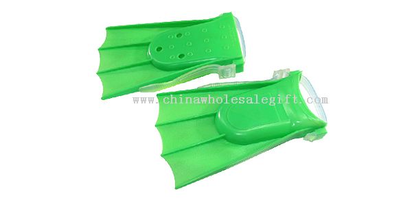 Thruster Float Tube Fins Flippers Swimming Diving Green