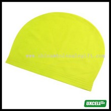 Flexible Silicone Skin Swim Swimming Cap - Yellow images
