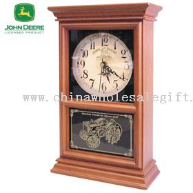 Collectible John Deere Model D Tractor Regulator Mantel Clock