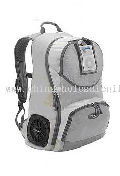 Laptop backpack with sound case