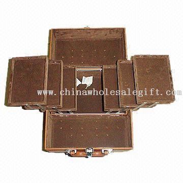 Brown PVC Cosmetic Case