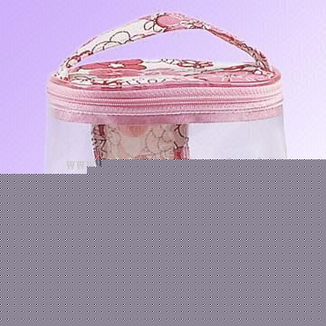 PVC/Canvas Cosmetic Bag