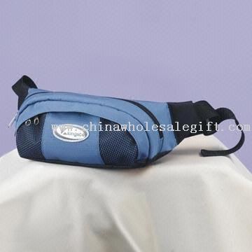Wave Webbing Decorated Waist Bag