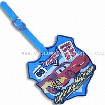 3D Soft PVC Luggage Tag