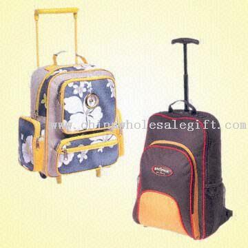 Multicolored Fabric School/Travel Bags