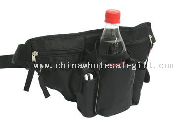 Waistbag with bottle holder