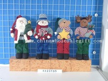 standing santa snowman ,bear ,reindeer 4/s images