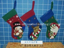 santa&snowman7reindeer stocking 3/s images
