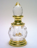 crystal perfume bottle