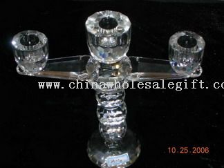 Crystal candle holder