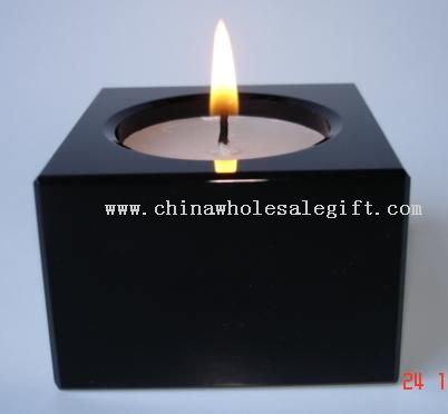 crystal candle holder