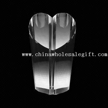 Crystal Heart-shaped Award