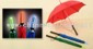 کودک قرمز روشن چتر small picture