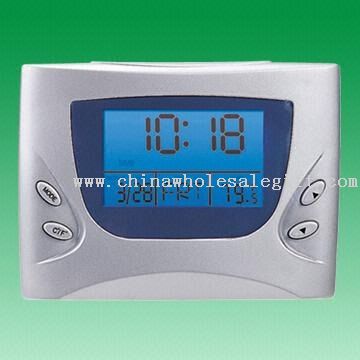 Desktop Calendar Clock with Thermostat and Backlight
