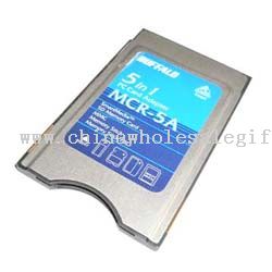 PCMCIA card reader