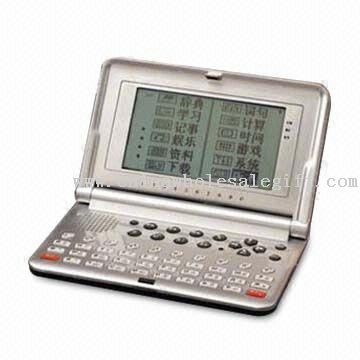 Dictionary with LCD Display and Black Leather Pouch