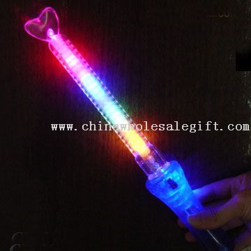 Flashing music stick