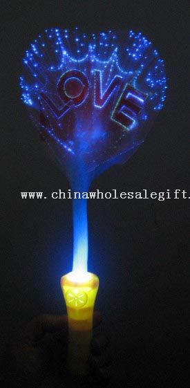 Love-heart stick with flash