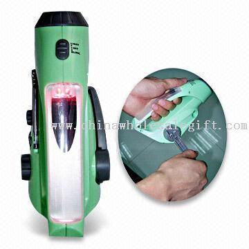 Crank Dynamo LED Flashlight