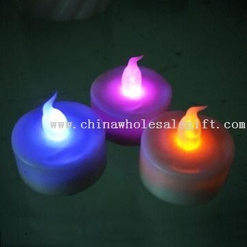 Flashing ABS Pillar Candle