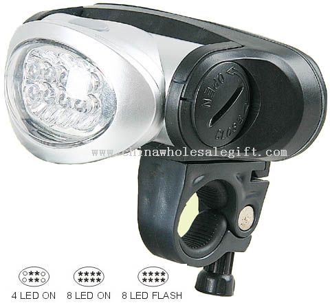 8pcs LED bike light