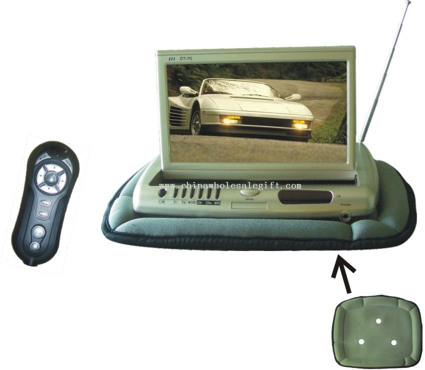 7-inch AU TFT LCD monitor with DVB-T