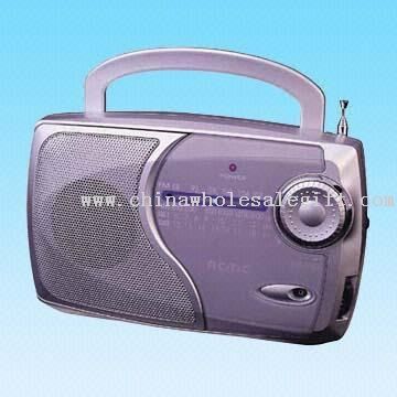 AM/FM/SW1-2 4-Band AC/DC Portable Radio