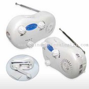 Crank Dynamo Radio With Flashligth and Alarm images