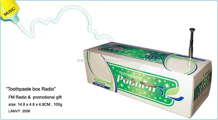 Toothpaste Radio