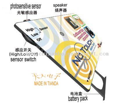 No Touch Alarm Card