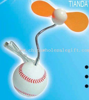 USB baseball-style fan