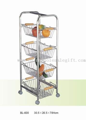 4-Tier wire basket