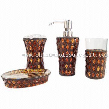 Four-piece Glass Bathroom Sets