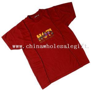 Short sleeve jersey T-shirt with crew neck