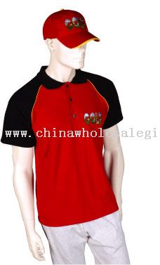 Short sleeve polo shirt with 3 button