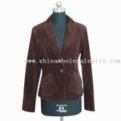 Womens 100% Cotton Corduroy Jacket images
