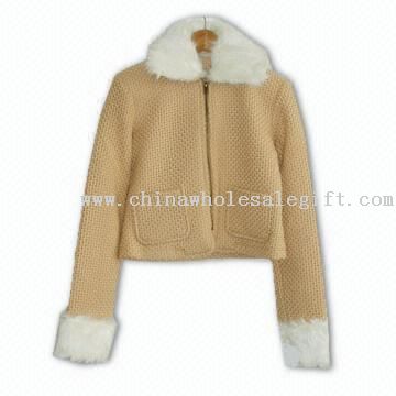 Womens 100% Polyester Casual Jacket