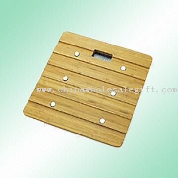 Bamboo Bathroom Scale