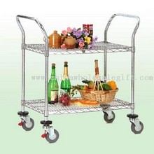DIY Serving Cart on Trolley Castor Wheels images